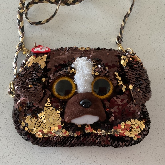 Ty Beanie Brutus the Boxer 9” Purse Bag - Picture 2 of 4
